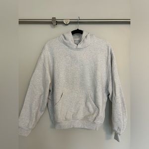 Aritzia TNA COZY fleece grey hoodie